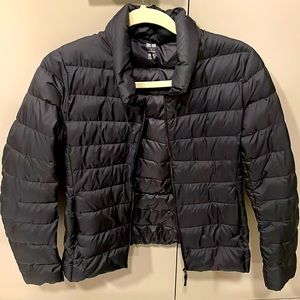 UniQlo Ultra Light Down Jacket. Black, size small.